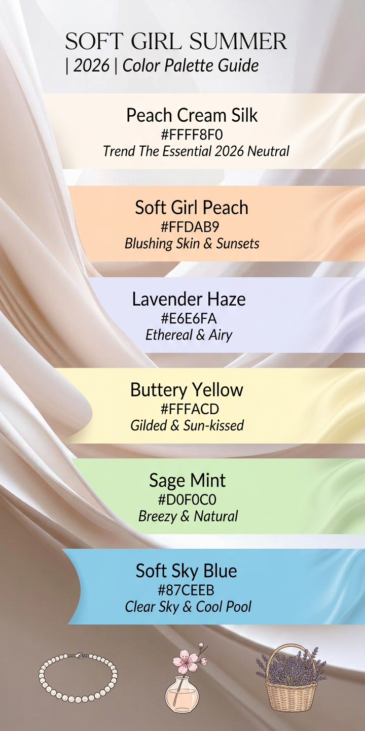 Soft Girl Summer | Color Palette | Charming Solutions