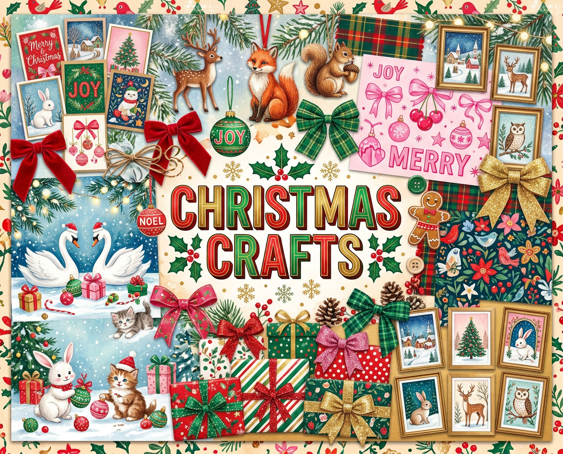 Christmas Graphics for Crafters: Gift Wrap, Tags, and Clipart